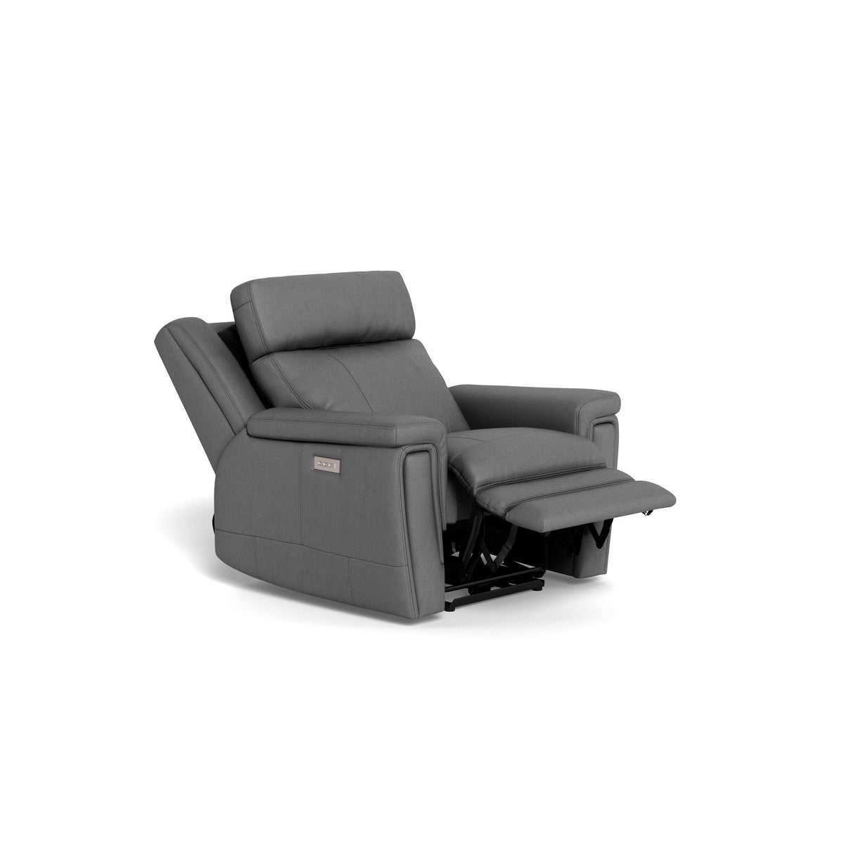  Palliser Asher 41065-L9 Wallhugger Power Recliner w/ Power Lumbar - Bali Rainstorm Match IMAGE 4