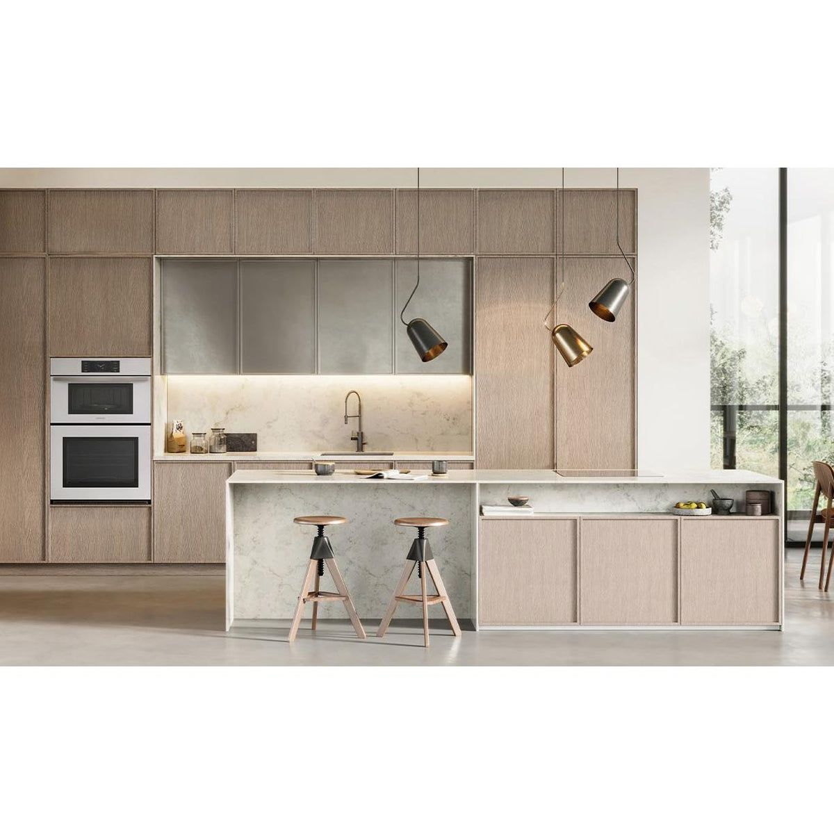  Samsung Bespoke 30-inch, 7.0 cu. ft. Built-in Combination Wall Oven NQ70CB700D12AA IMAGE 13