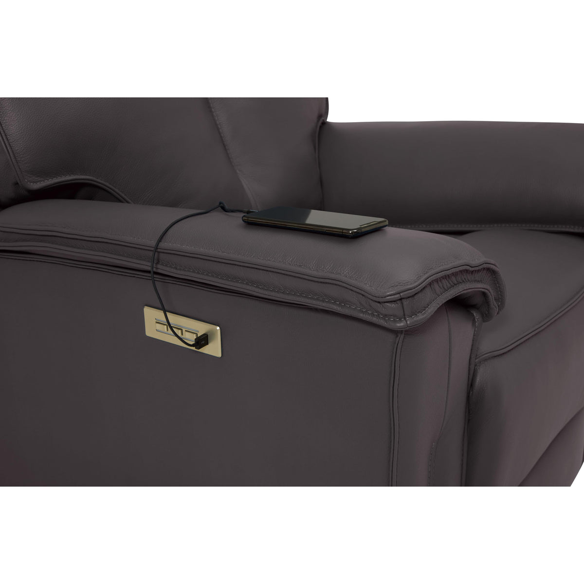  Palliser Oakley 41187-L9 Wallhugger Power Recliner with Power Headrest & Lumbar - Bali Carob Match IMAGE 10