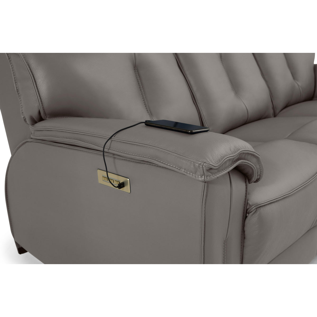  Palliser Oakley 41187-L6 Power Sofa Recliner with Power Headrest & Lumbar - Bali Marble Match IMAGE 12