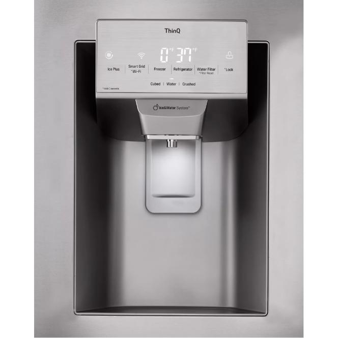 LG 36-inch, 27.7 cu. ft. Freestanding French 3-Door Refrigerator with Wi-Fi LHFS28XBS IMAGE 5
