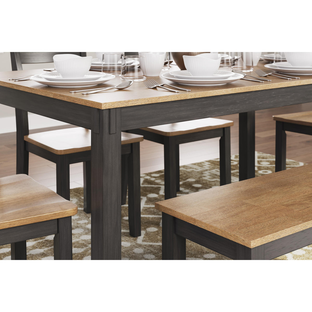  Signature Design by Ashley Gesthaven D396-325 Dining Room Table Set IMAGE 5
