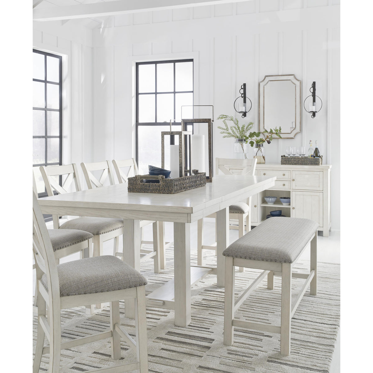  Signature Design by Ashley Robbinsdale D642-09 Double Counter Upholstered Bench IMAGE 8