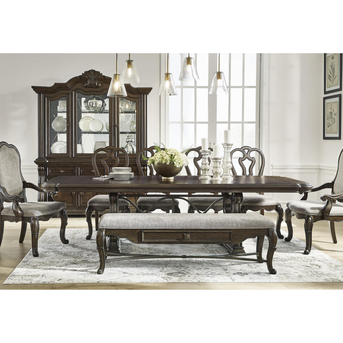  Signature Design by Ashley Maylee D947-01A Dining Upholstered Arm Chair IMAGE 7