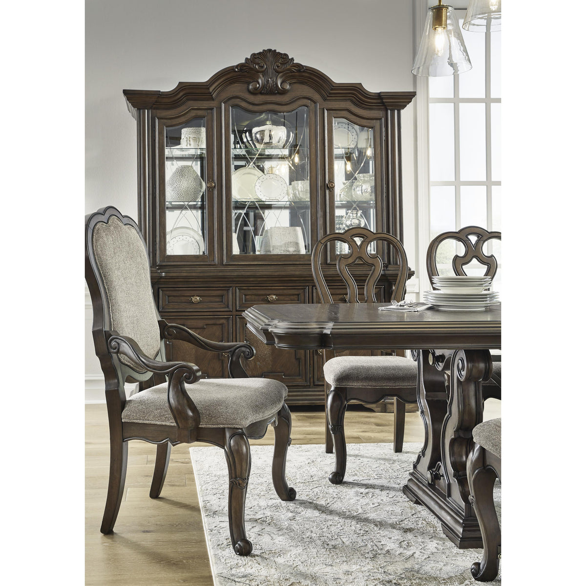  Signature Design by Ashley Maylee D947-01A Dining Upholstered Arm Chair IMAGE 8