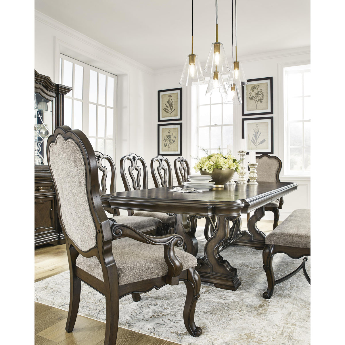  Signature Design by Ashley Maylee D947-01A Dining Upholstered Arm Chair IMAGE 9