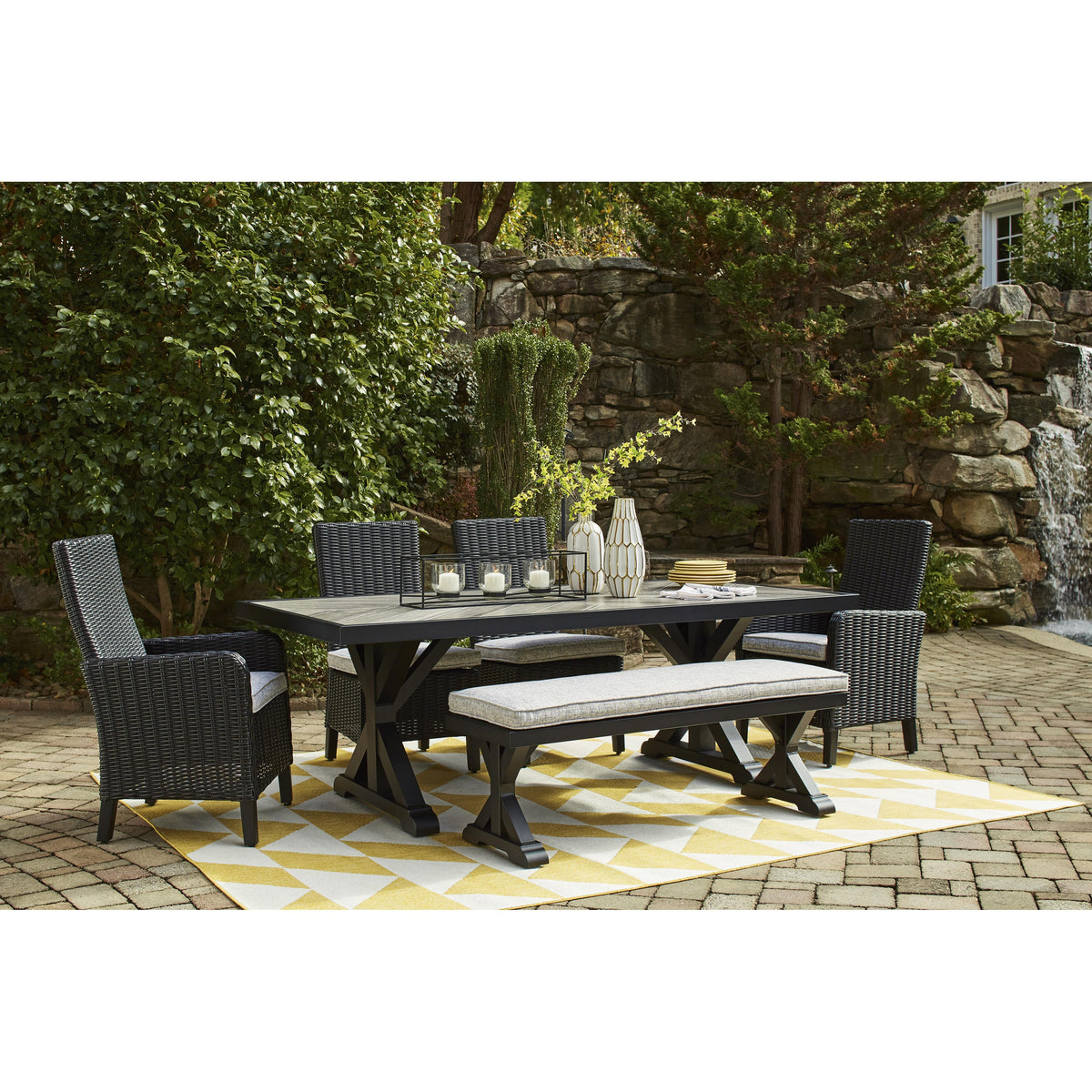  Signature Design by Ashley Beachcroft P792-600 Bench with Cushion IMAGE 6