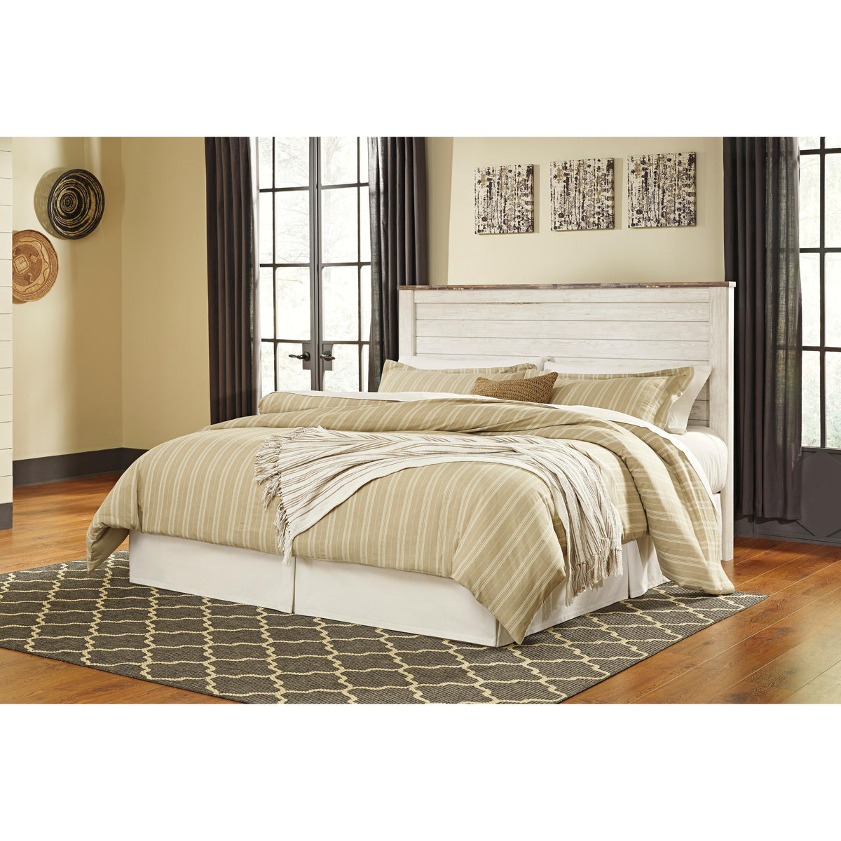  Signature Design by Ashley Willowton B267-58 King/California King Panel Headboard IMAGE 2