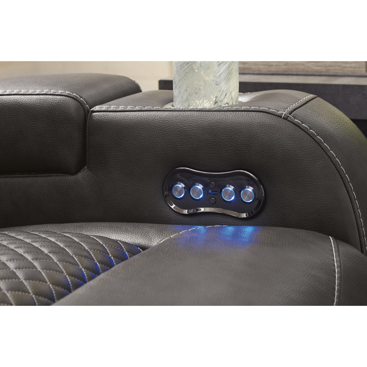  Signature Design by Ashley Fyne-Dyme 3660215 Power Reclining Sofa with Adjustable Headrest IMAGE 13