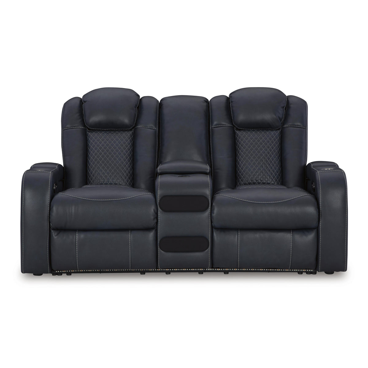  Signature Design by Ashley Fyne-Dyme 3660318 Power Reclining Loveseat with Console and Adjustable Headrest IMAGE 3