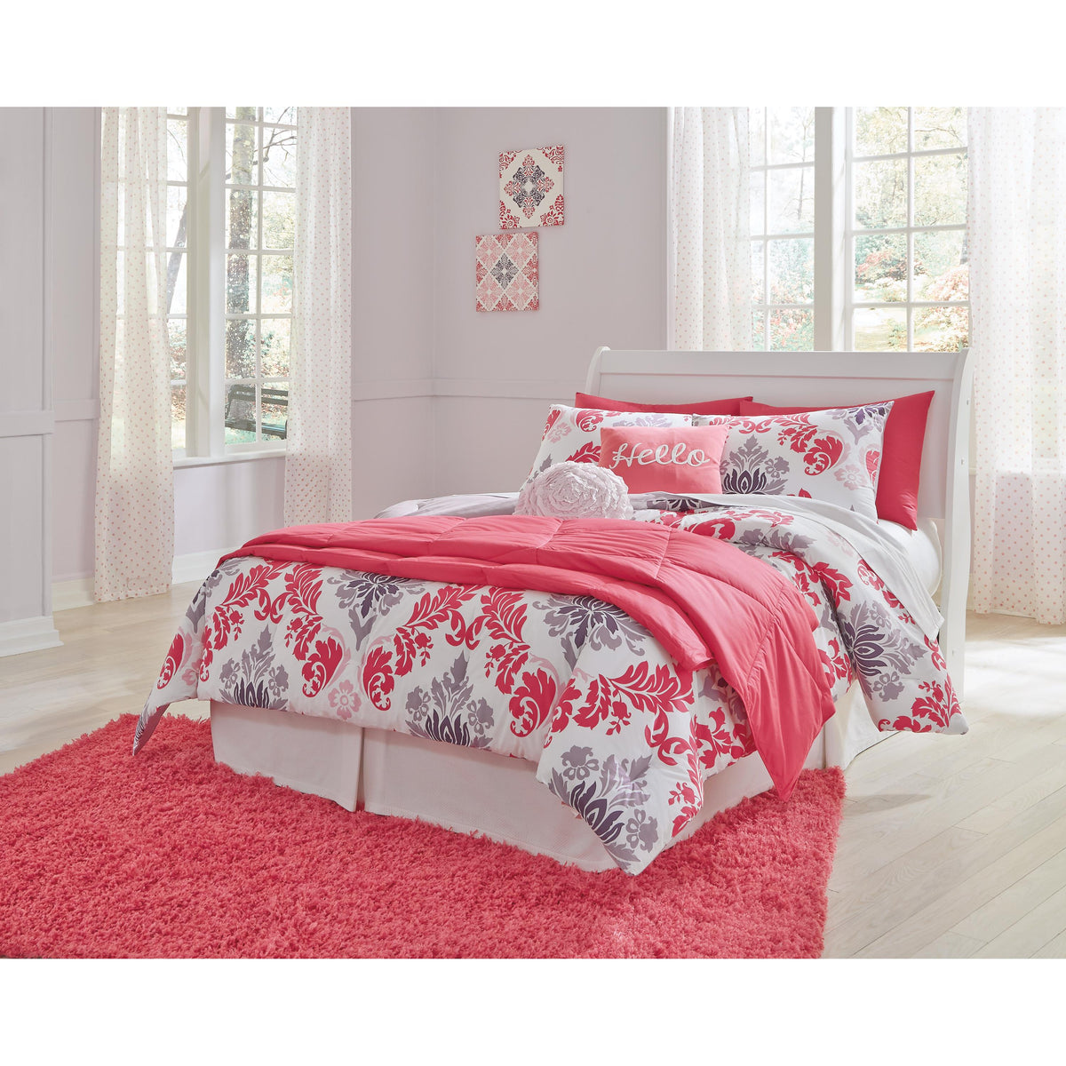  Signature Design by Ashley Anarasia B129-87 Full Sleigh Headboard IMAGE 1