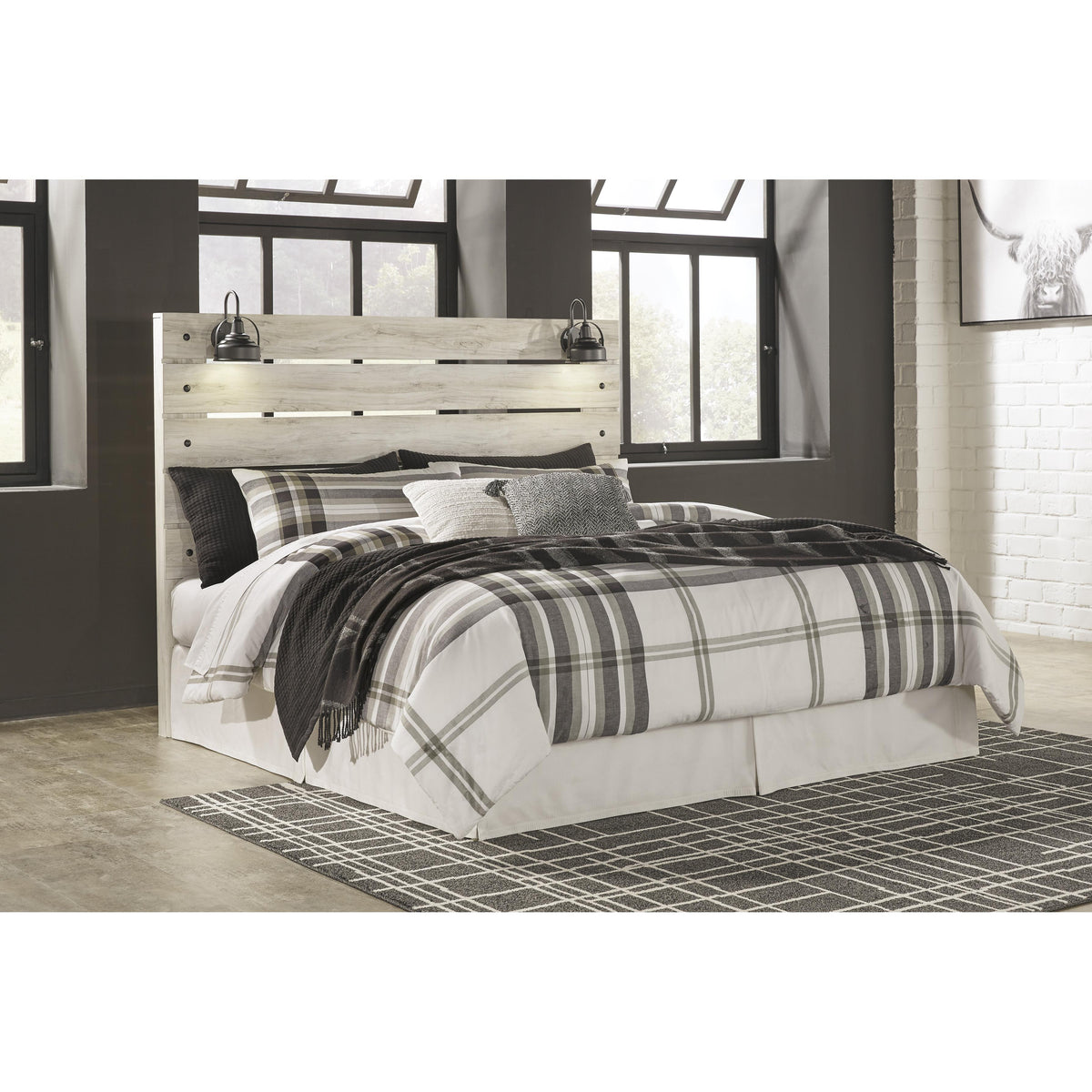  Signature Design by Ashley Cambeck B192-58 King Panel Headboard IMAGE 5