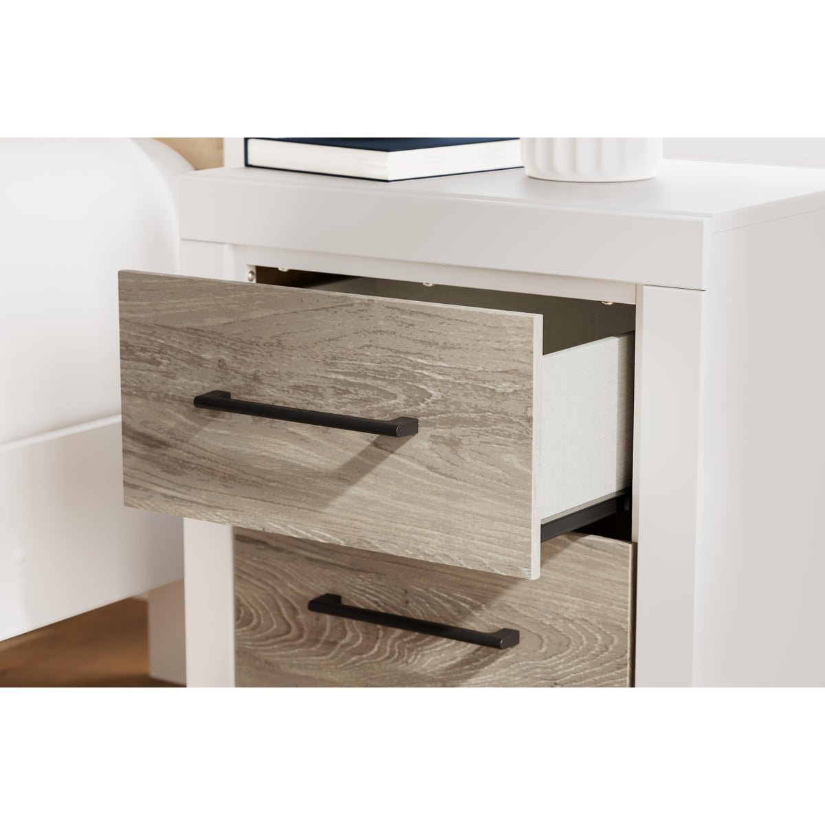  Signature Design by Ashley Charbitt B2035-92 Two Drawer Night Stand IMAGE 8