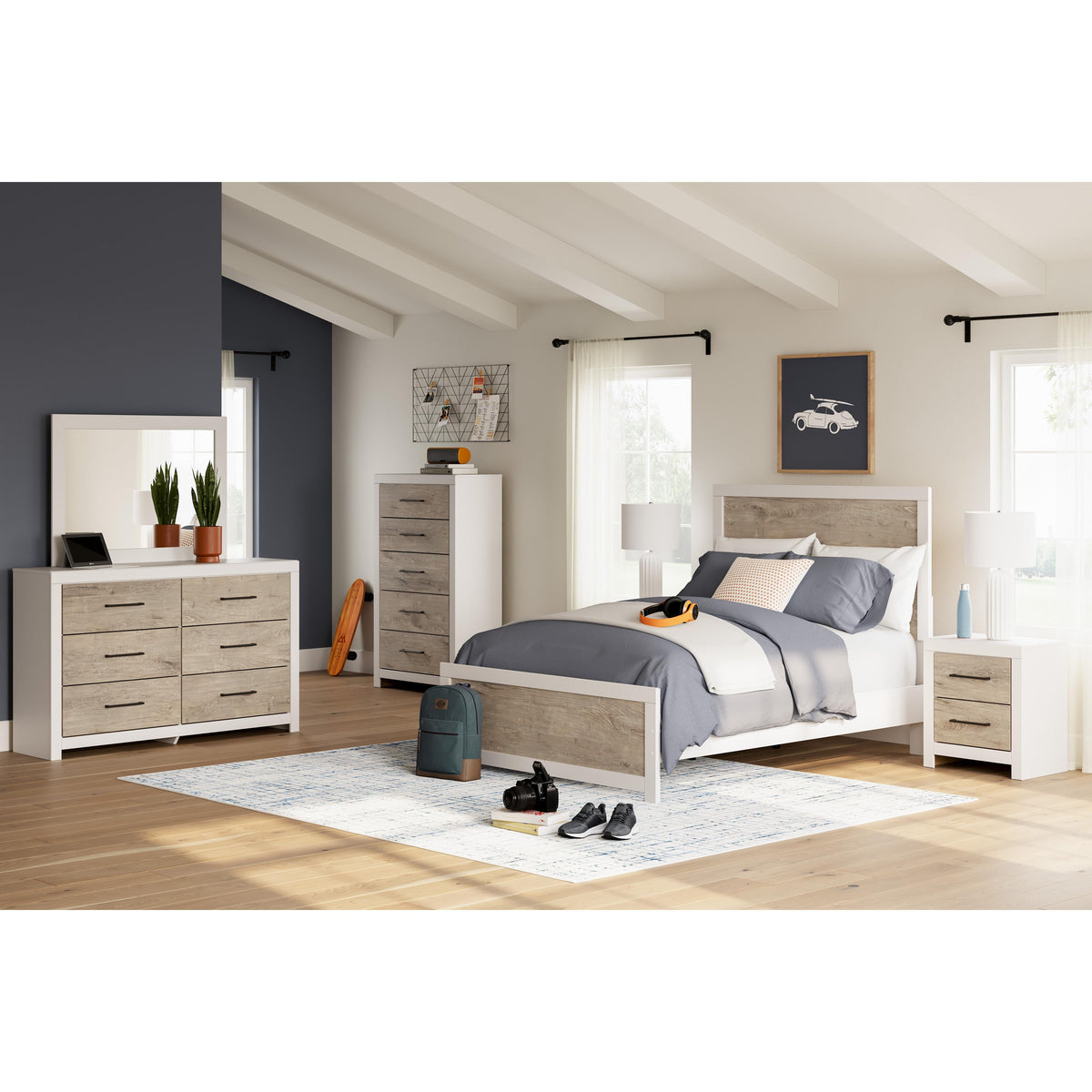  Signature Design by Ashley Charbitt B2035-92 Two Drawer Night Stand IMAGE 9
