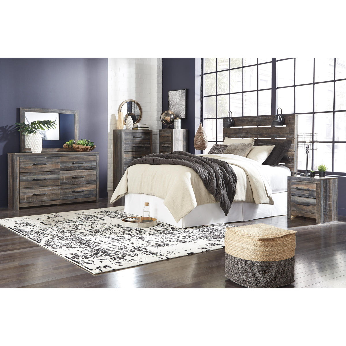  Signature Design by Ashley Drystan B211-57 Queen Panel Headboard IMAGE 8
