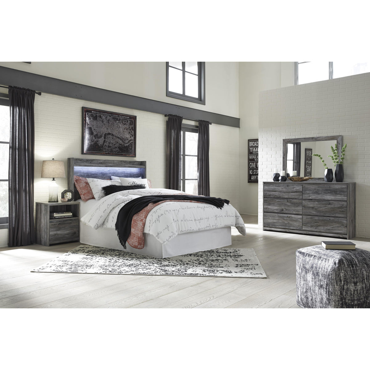  Signature Design by Ashley Baystorm B221-57 Queen Panel Headboard IMAGE 3