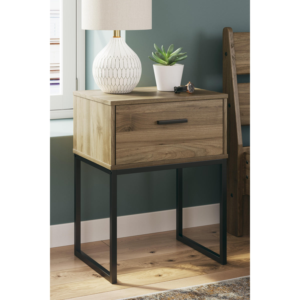  Signature Design by Ashley Deanlow EB1866-291 One Drawer Night Stand IMAGE 7