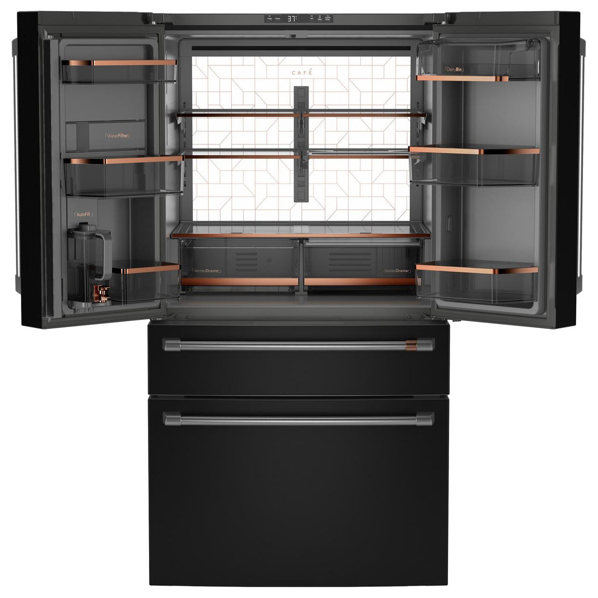  Café 36-inch 28.7 cu. ft. French 4-Door Refrigerator CGE29DP3TD1 IMAGE 2