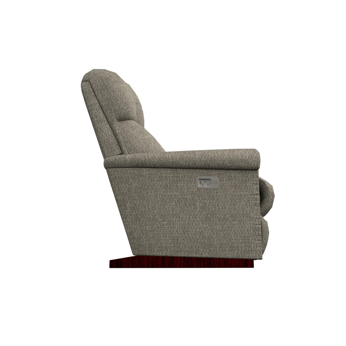  La-Z-Boy Pinnacle Power Rocking Recliner w/ Headrest & Lumbar - Marble IMAGE 3