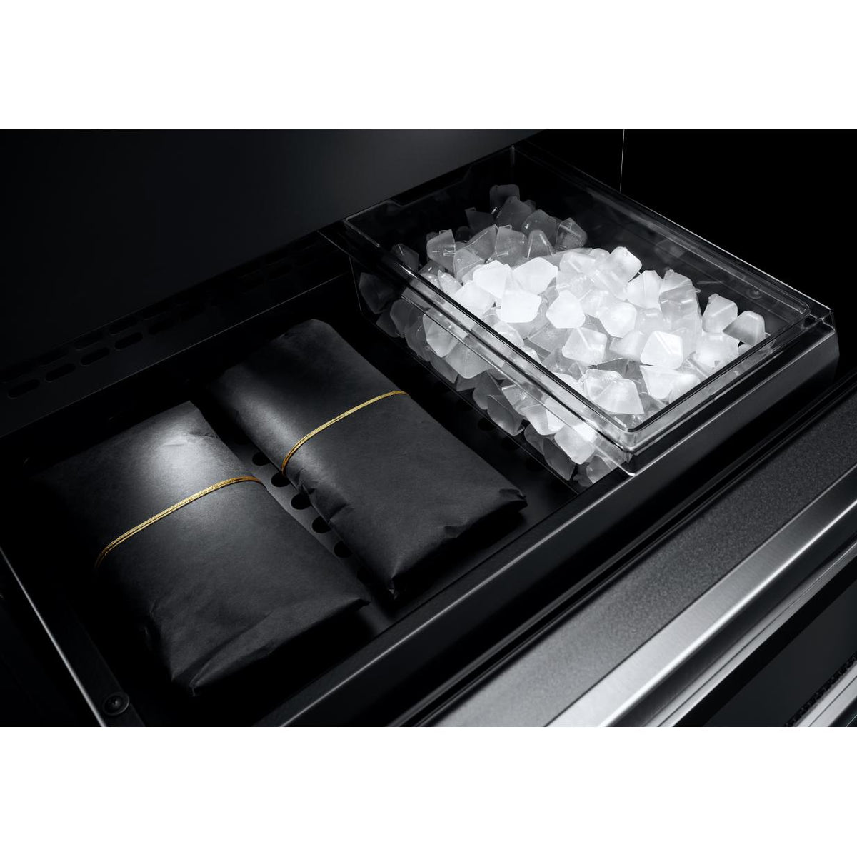  JennAir 30-inch, 16.3 cu.ft. Built-in Bottom Freezer Refrigerator with Obsidian Interior JBBFR30NMX IMAGE 13