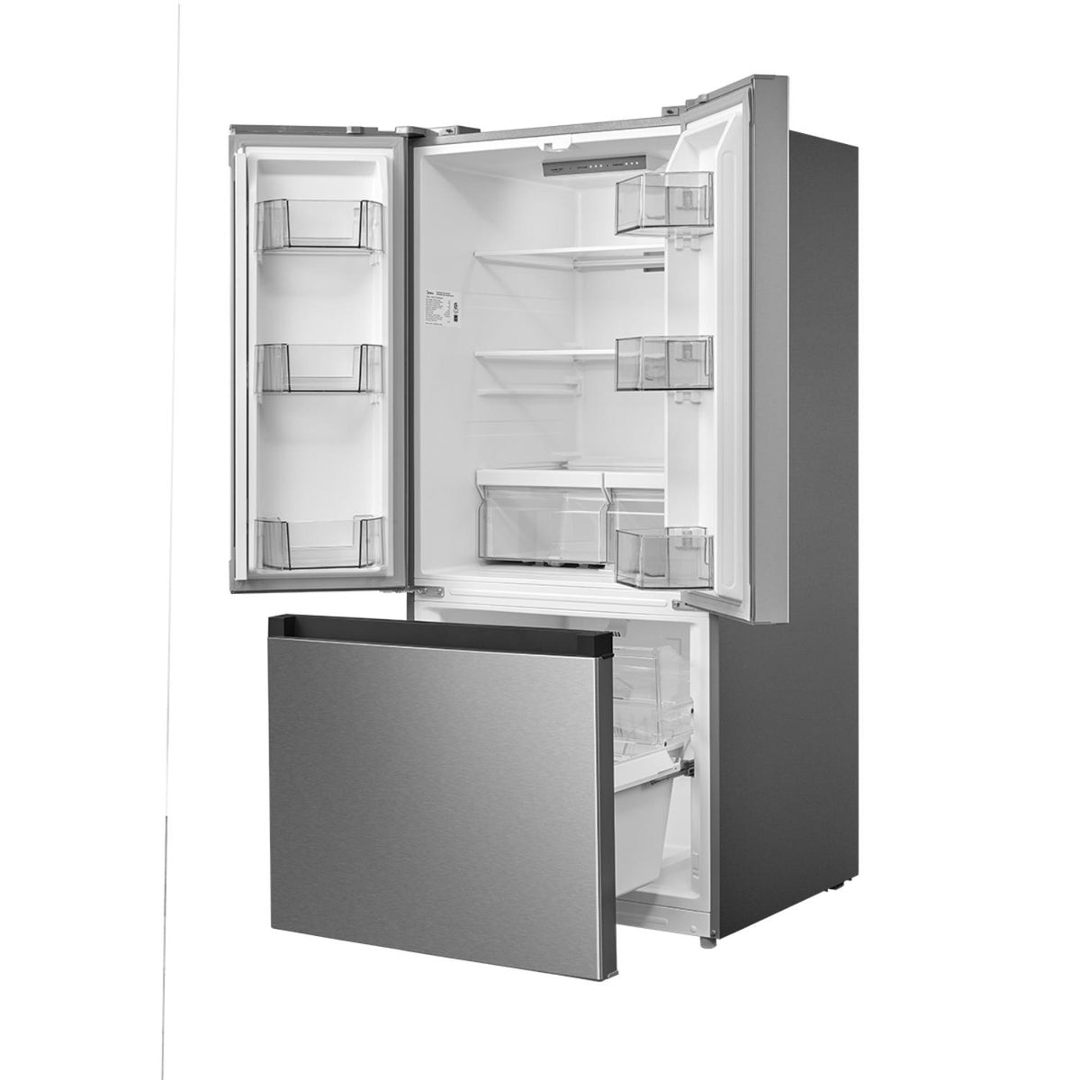  Midea 18.4 cu. ft. French 3-Door Refrigerator MRF18B4AST IMAGE 6
