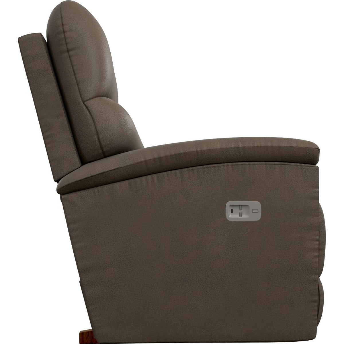  La-Z-Boy Trouper Power Rocking Recliner w/ Headrest - Mink IMAGE 3