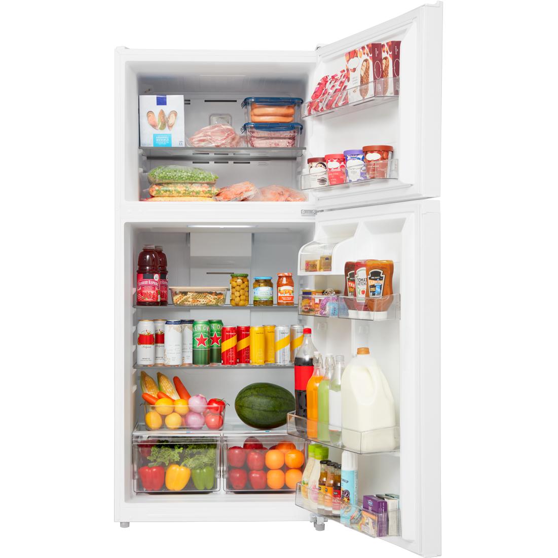  Midea 18 cu. ft. Top Freezer Refrigerator MRT18D3BWW IMAGE 2