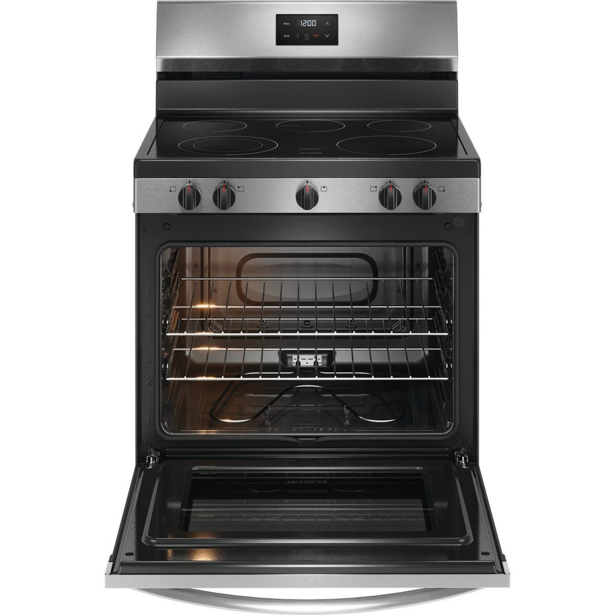 Frigidaire 30-inch Freestanding Electric Range with Even Baking Technology FCRE305CBS IMAGE 3