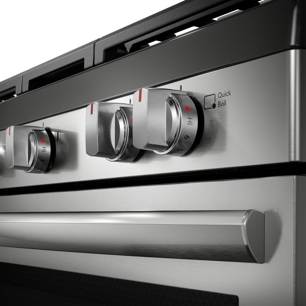 Frigidaire Gallery 30-inch Freestanding Gas Range with Air Fry Technology GCRG3060BF IMAGE 5