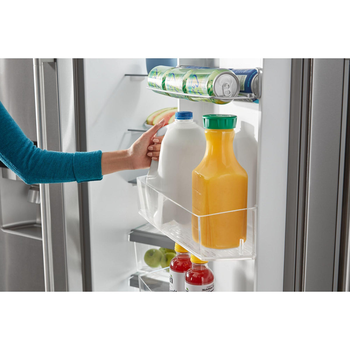  Maytag 36 in. 25 cu. ft.  Side-by-Side Refrigerator MRSF4036PW IMAGE 5
