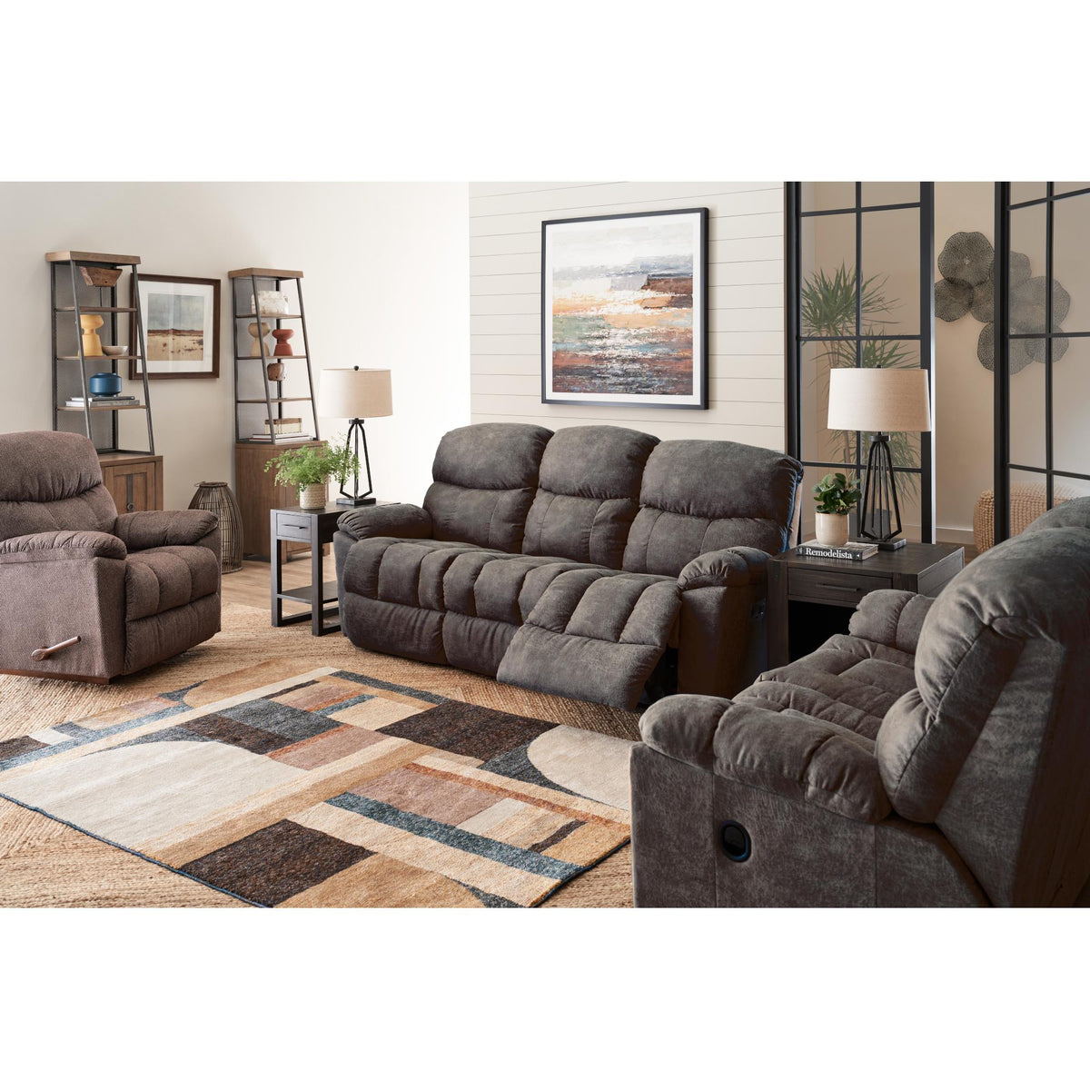  La-Z-Boy Morrison Reclining Sofa - Ink IMAGE 5
