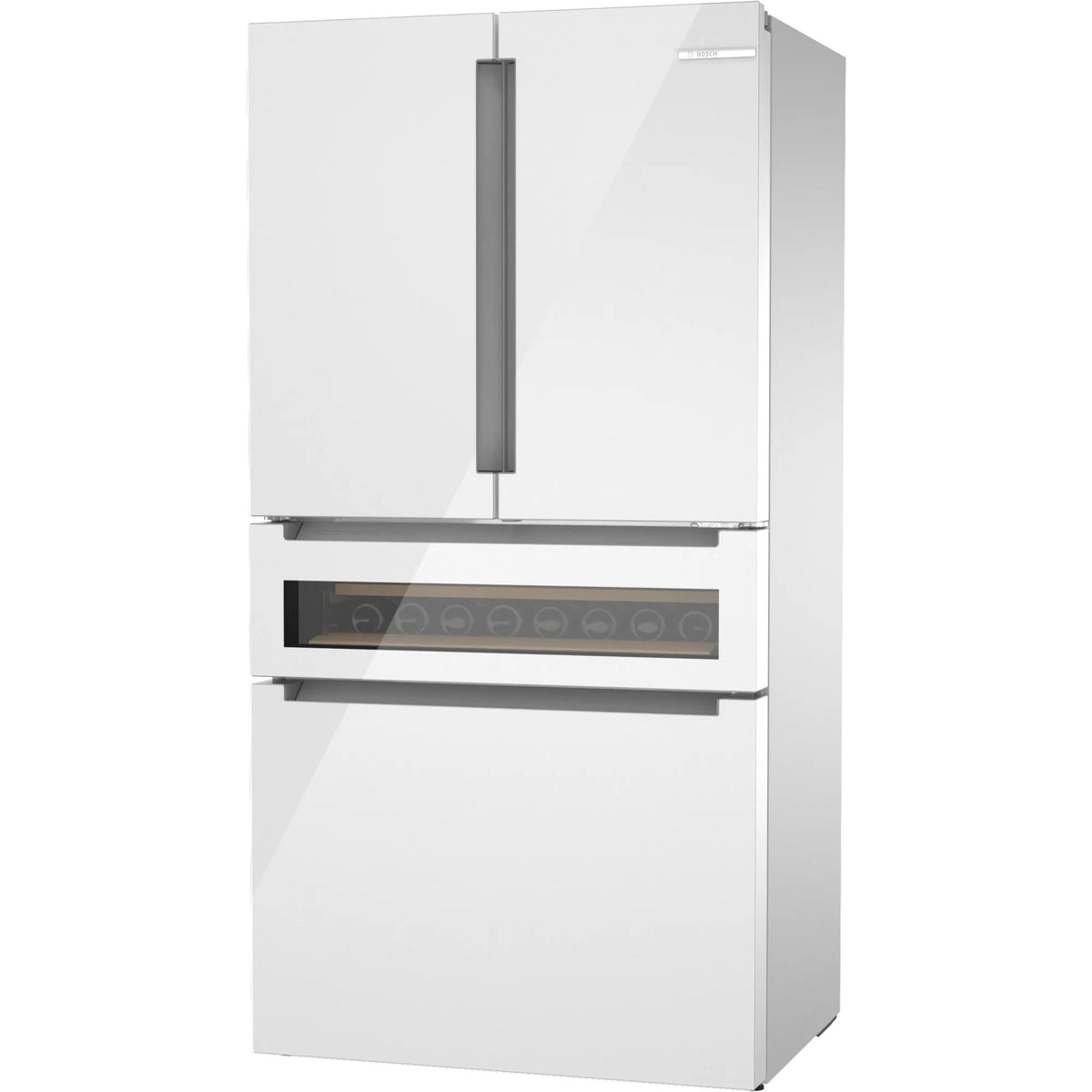  Bosch 36-inch, 20.5 cu.ft. Counter Depth French 4-Door Refrigerator with FlexBar™ B36CL81ENW IMAGE 3
