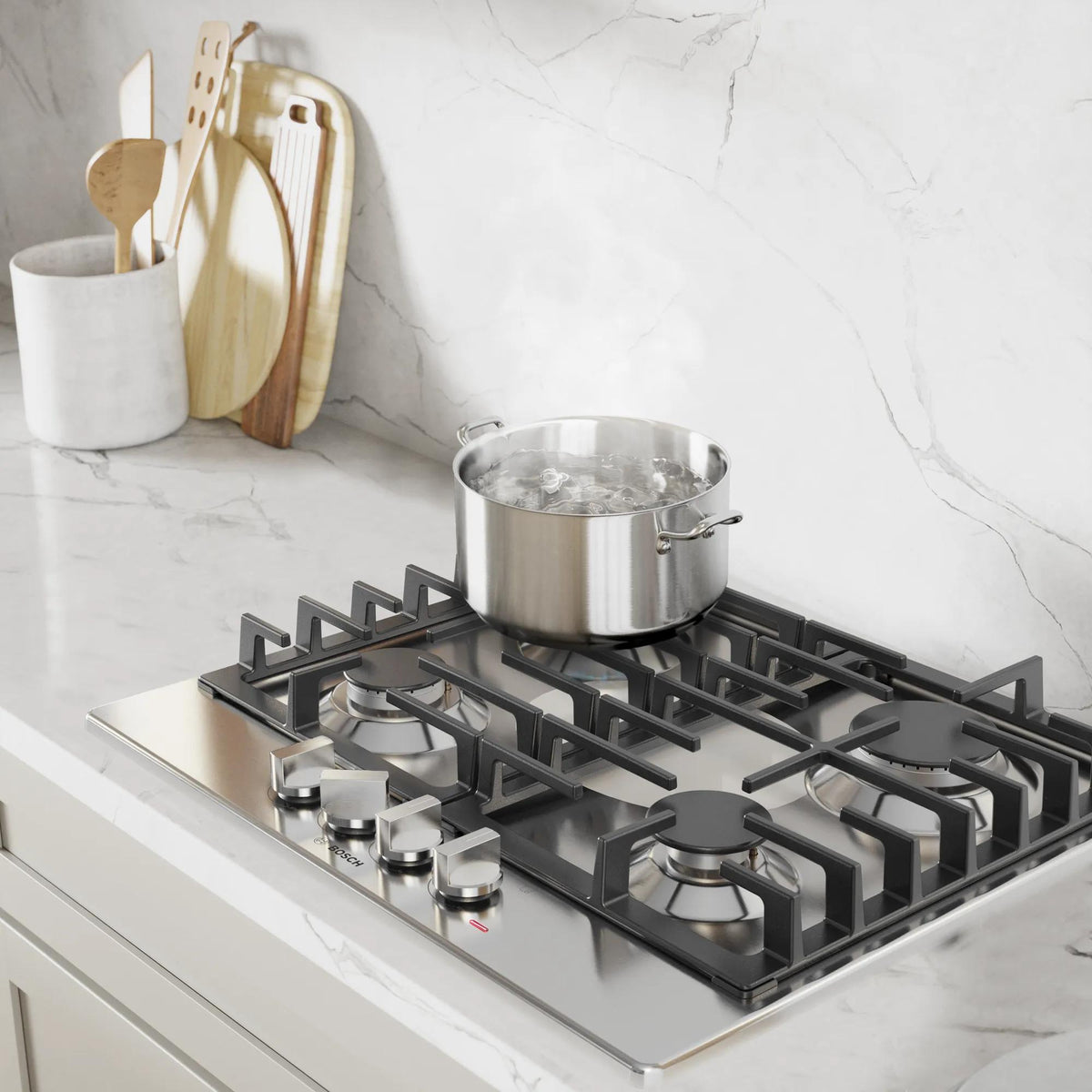  Bosch 22-inch Built-in Gas Cooktop NGM5453UC IMAGE 13