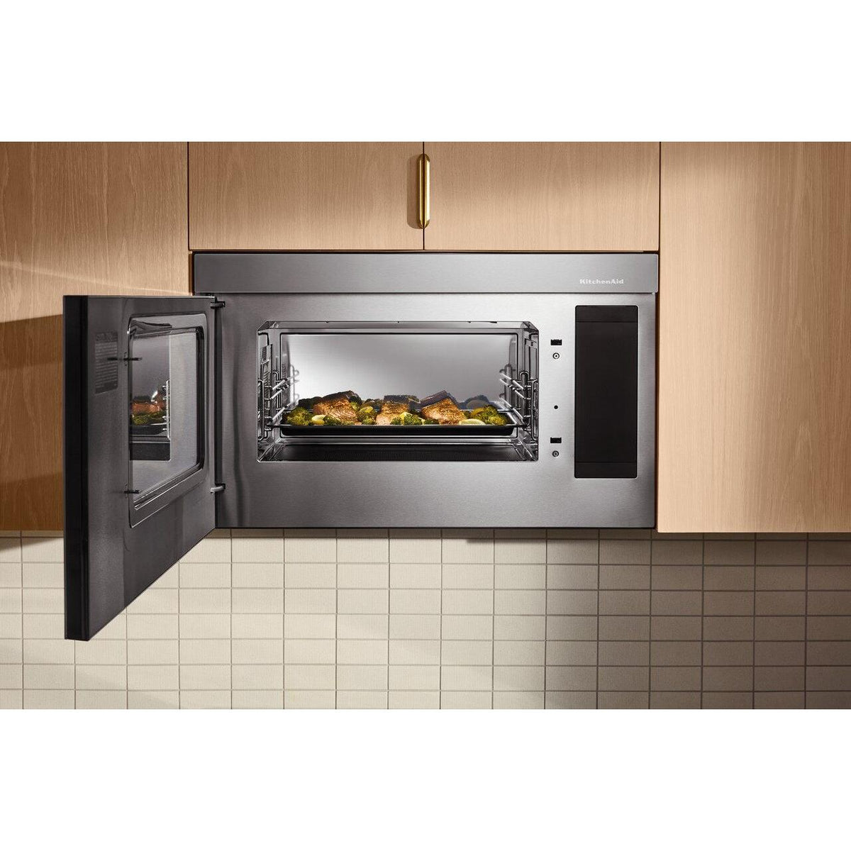  KitchenAid 30-inch, 1.1 cu. ft. Over-the-Range Microwave Oven with Air Fry Technology YKMMF730PPS IMAGE 8