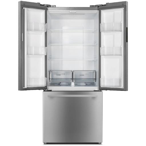  Vitara 30-inch, 18 cu. ft. Freestanding French 3-Door Refrigerator with Interior Ice Maker VFFR1800ESE IMAGE 2