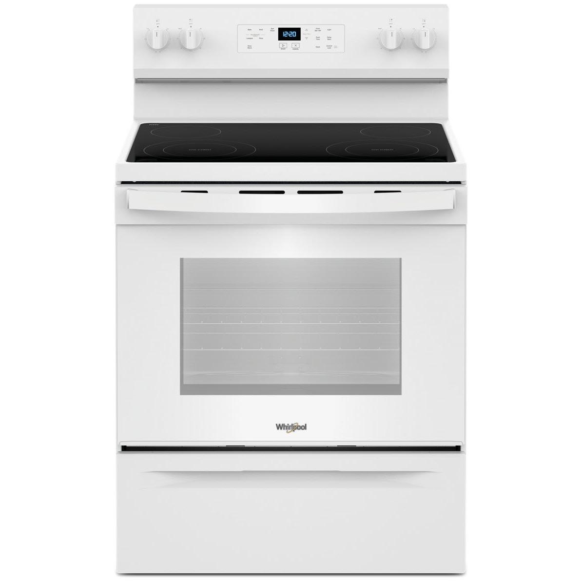  Whirlpool 30-inch Freestanding Electric Range YWFES3530RW IMAGE 1