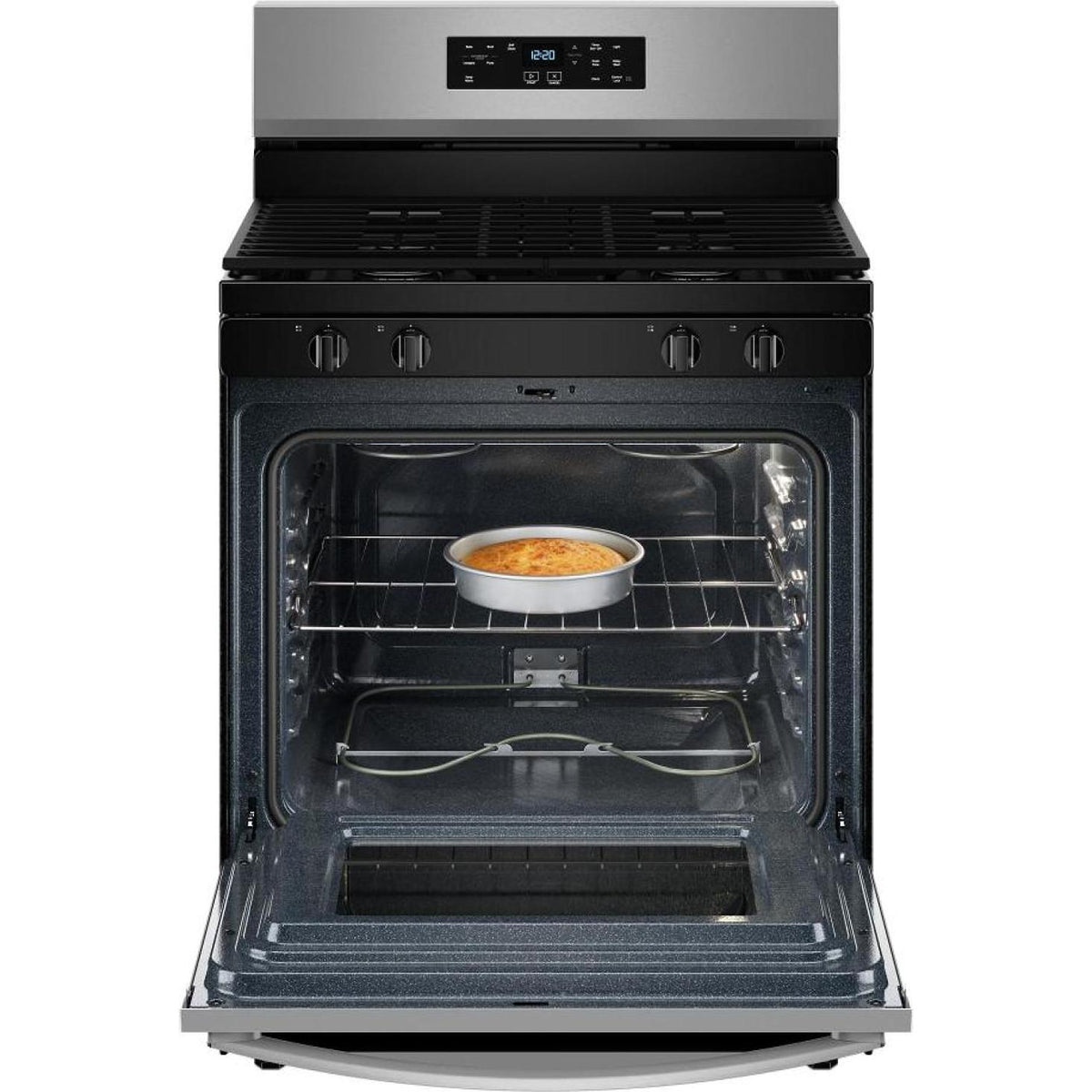  Whirlpool 30-inch Freestanding Gas Range WFGS3530RS IMAGE 3