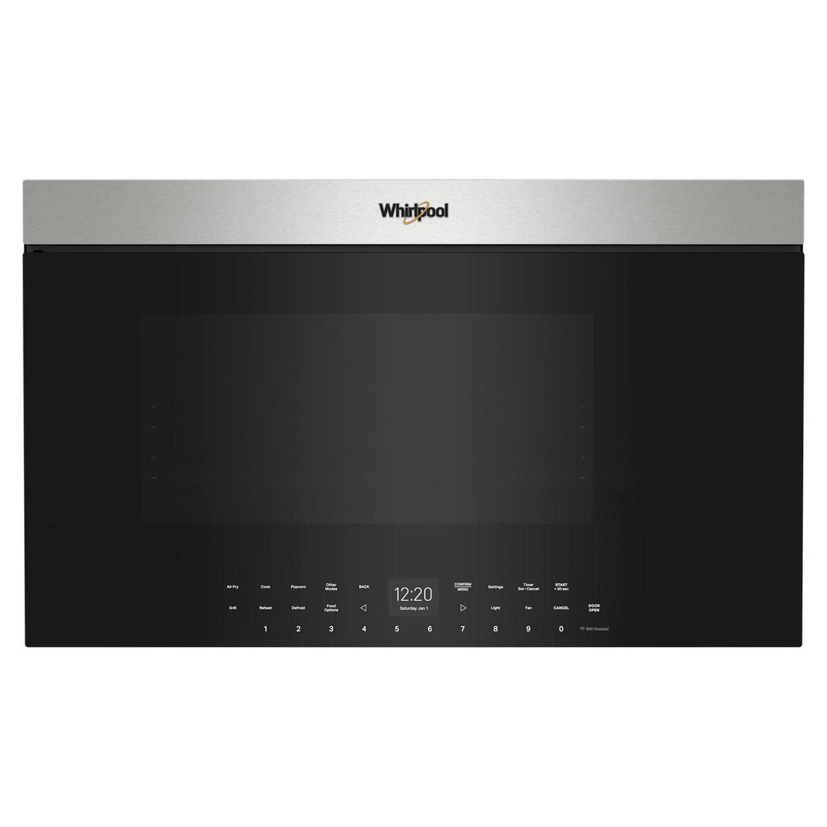  Whirlpool 30-inch, 1.1 cu. ft. Over-the-Range Microwave Oven with Air Fry Technology YWMMF7330RZ IMAGE 1