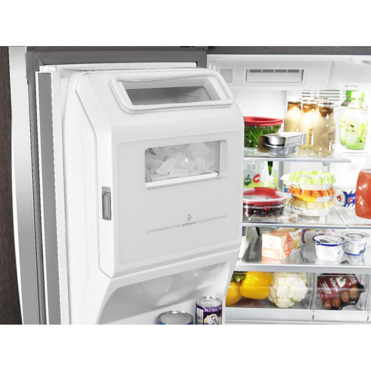 Whirlpool 36-inch, 26.2 cu. ft. French 4-Door Refrigerator with External Water and Ice Dispensing System WRMF7736PZ IMAGE 4