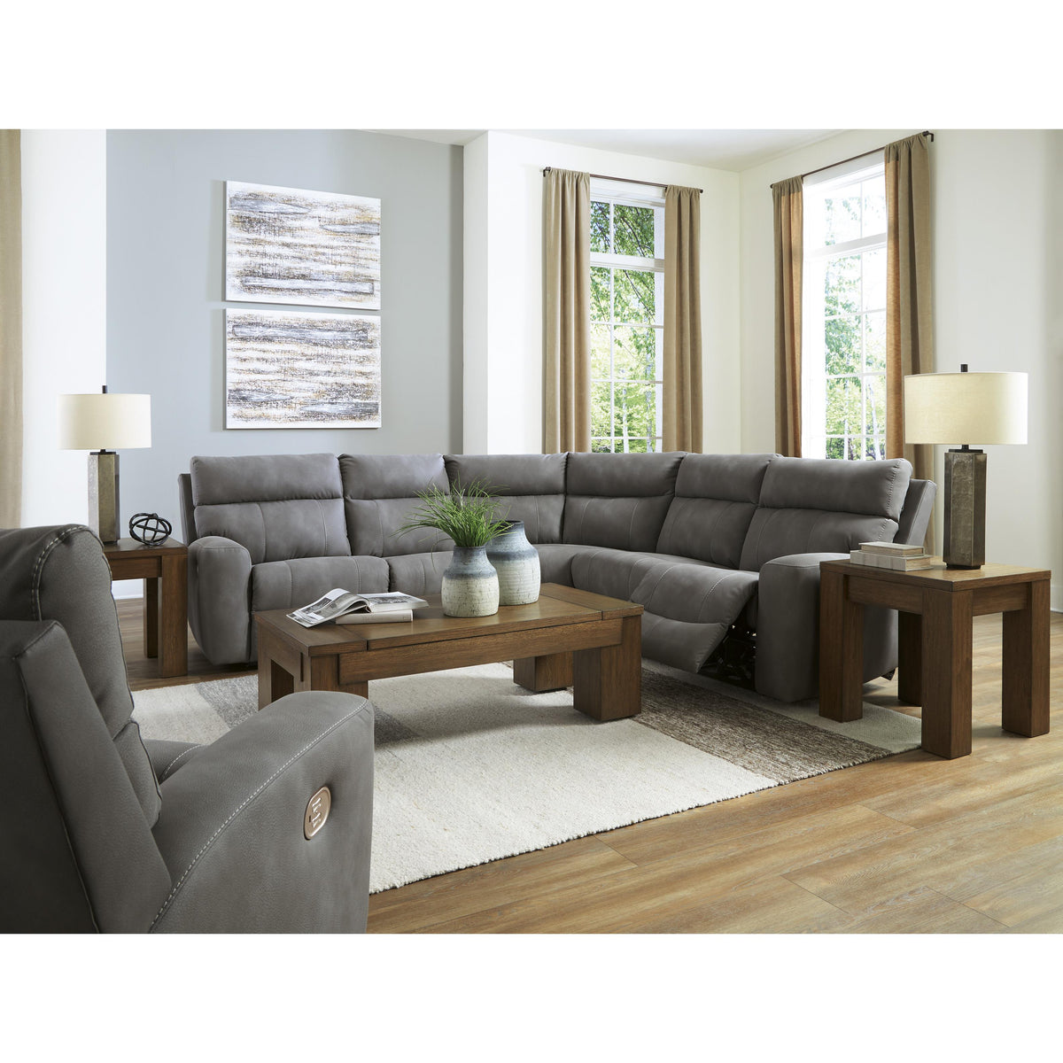 Signature Design by Ashley Next-Gen DuraPella 6100313 Power Recliner with Adjustable Headrest IMAGE 11