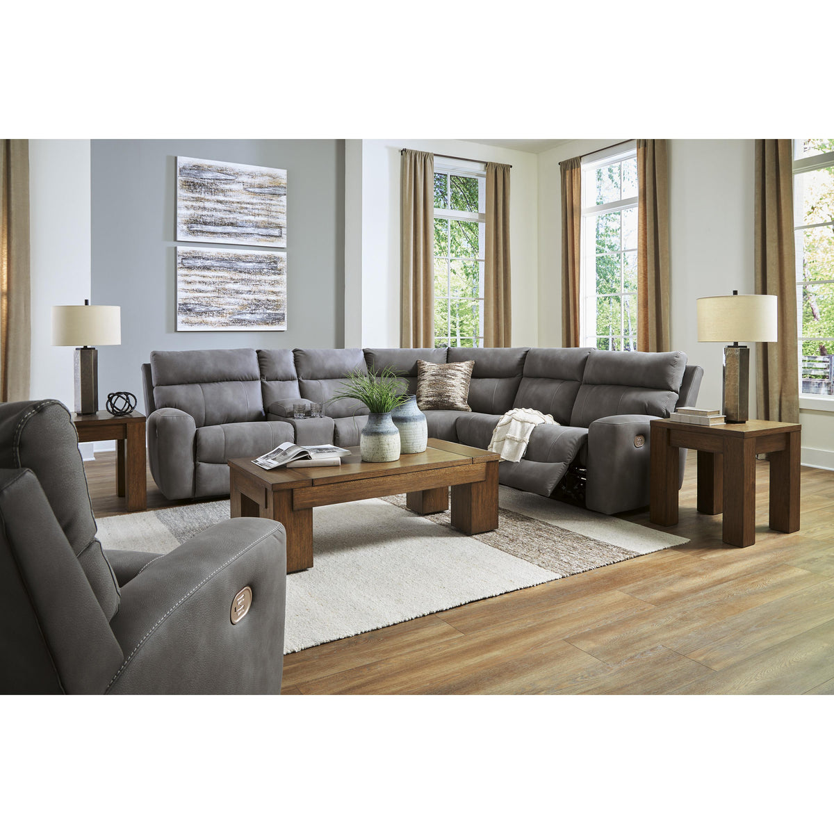  Signature Design by Ashley Next-Gen DuraPella 6100313 Power Recliner with Adjustable Headrest IMAGE 12