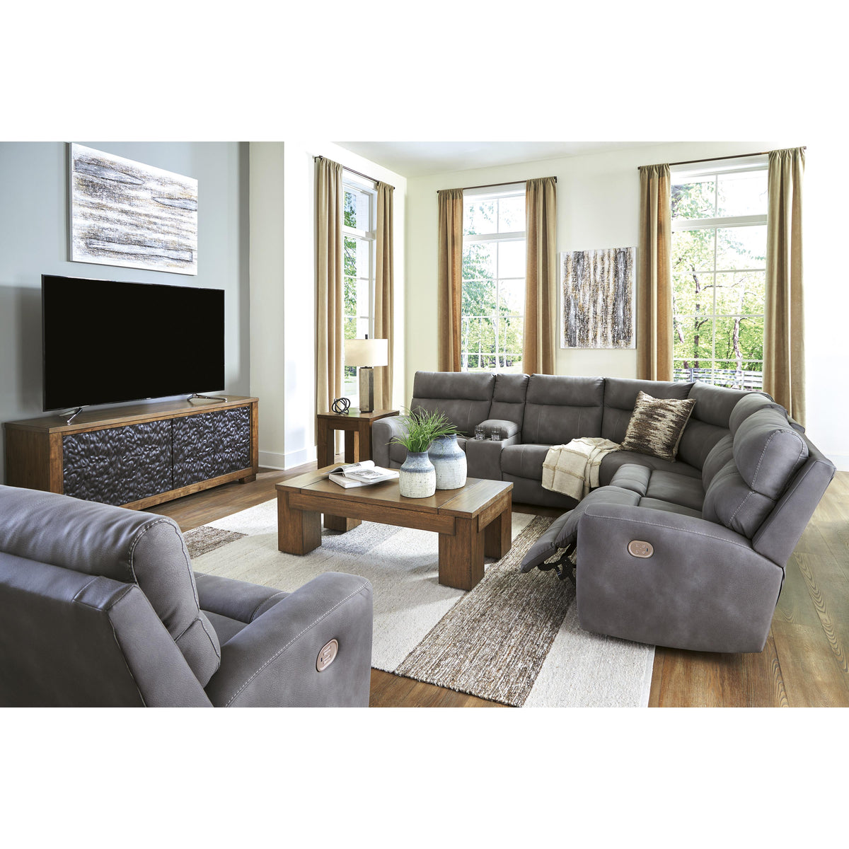  Signature Design by Ashley Next-Gen DuraPella 6100313 Power Recliner with Adjustable Headrest IMAGE 13