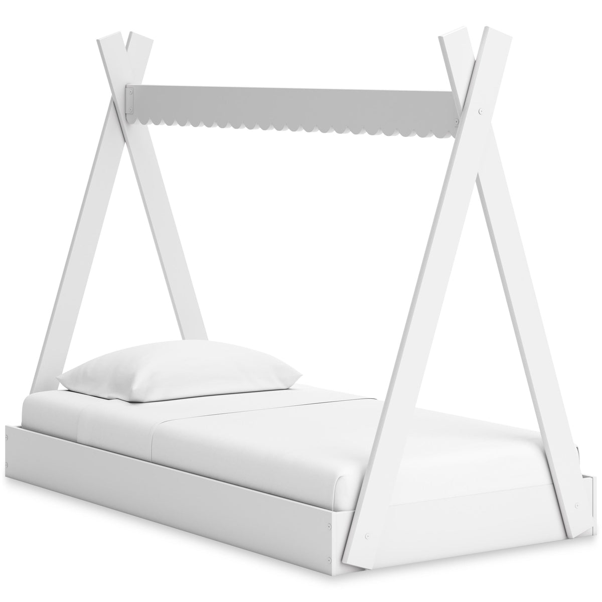  Signature Design by Ashley Hallityn EB1810-121 Twin Tent Complete Bed in Box IMAGE 1