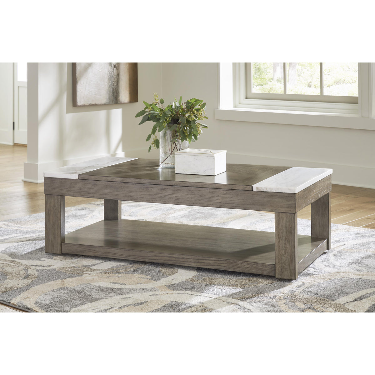  Signature Design by Ashley Loyaska T854-9 Lift Top Cocktail Table IMAGE 5