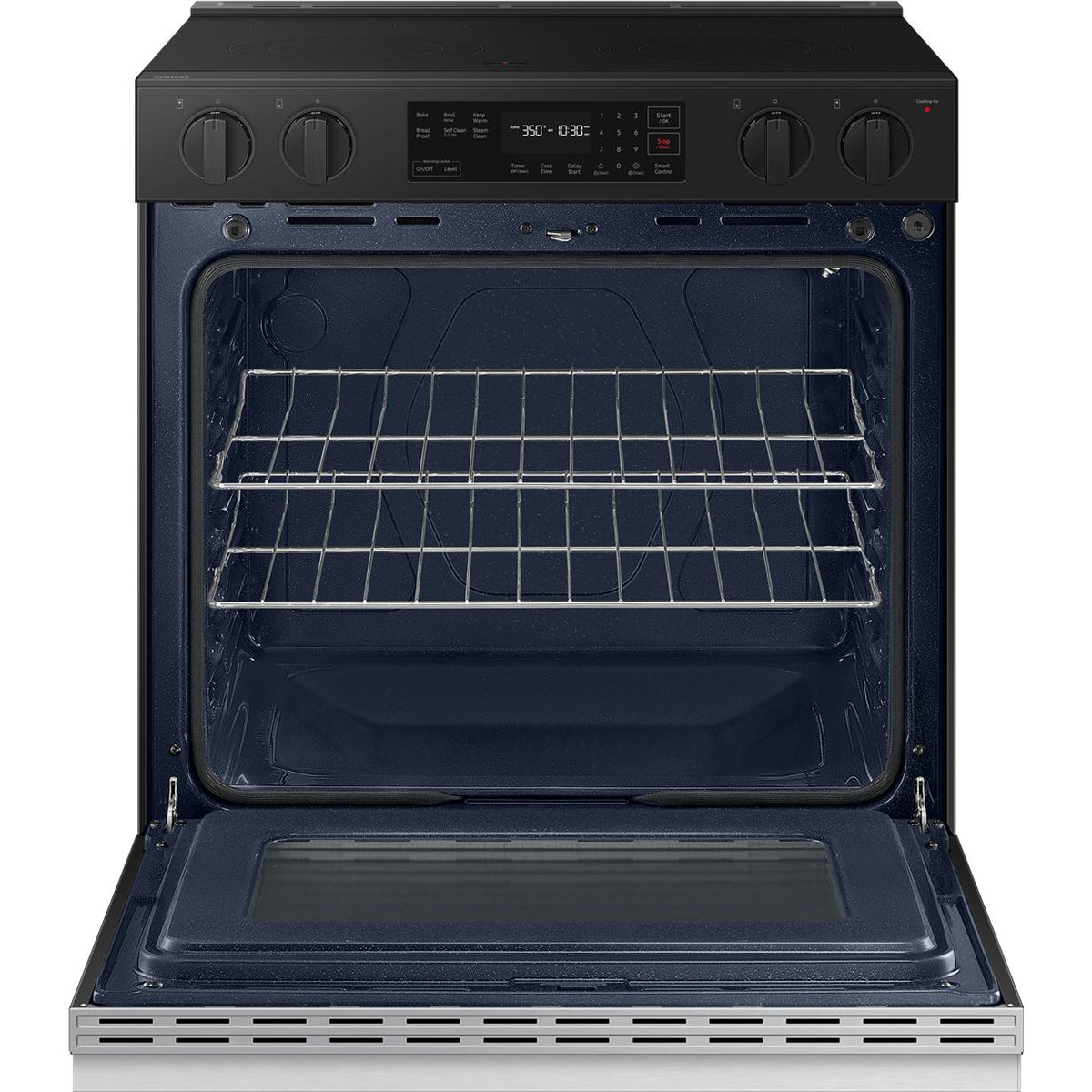  Samsung 6.3 cu. ft. Bespoke Smart Slide-In Electric Range NSE6DG8100SR/AC IMAGE 5