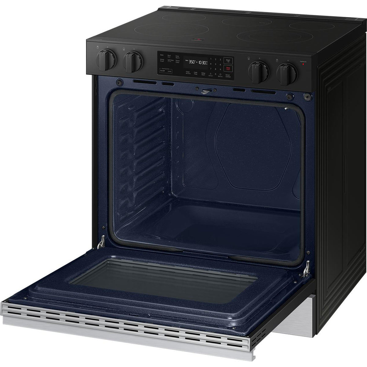  Samsung 6.3 cu. ft. Bespoke Smart Slide-In Electric Range NSE6DG8100SR/AC IMAGE 6