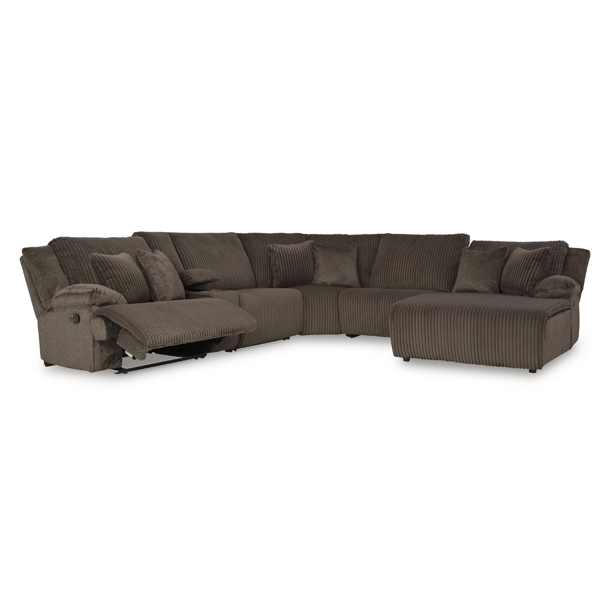  Signature Design by Ashley Top Tier 92705S1 6 pc Reclining Sectional with Chaise IMAGE 2