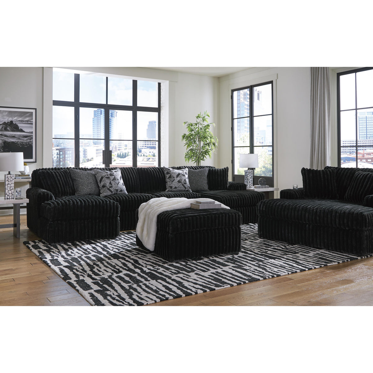  Signature Design by Ashley Midnight-Madness 9810315 Oversized Chaise IMAGE 10