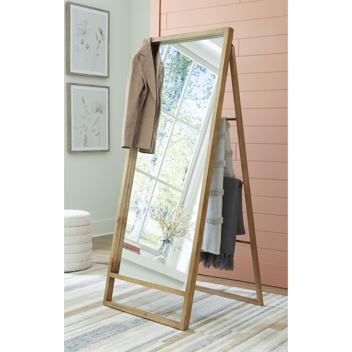 Signature Design by Ashley Devford A8010341 Floor Mirror IMAGE 4