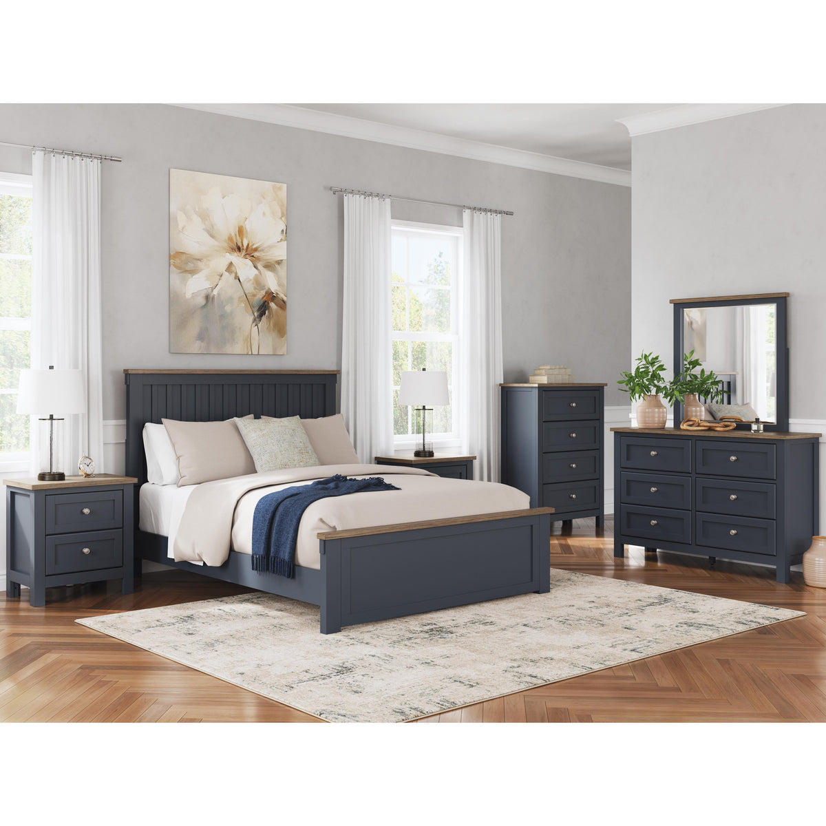  Signature Design by Ashley Landocken B414-92 Two Drawer Night Stand IMAGE 11